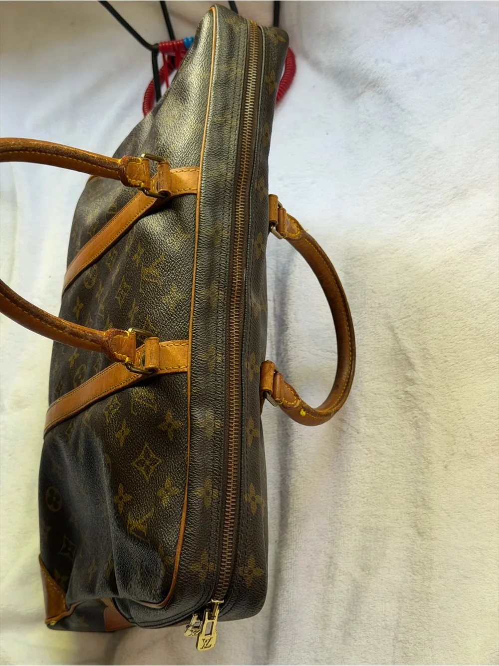 💓 Louis Vuitton Monogram Porte Documents briefcase /Tan Weekender
